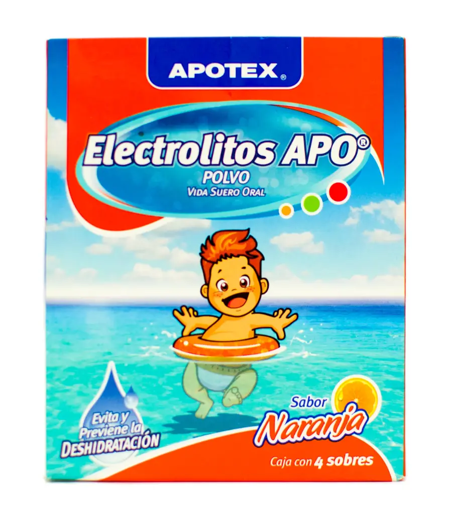 ELECTROLITOS APO NARANJA C/4