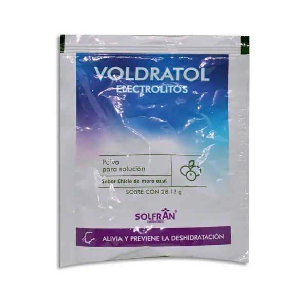 ELECTROLITOS ORALES SOB VOLDRATOL SABOR CHICLE MORA AZUL
