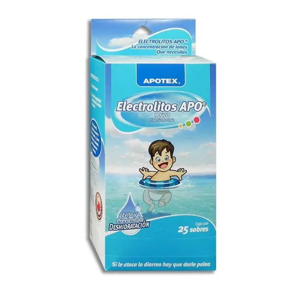 ELECTROLITOS ORALES SOBRE 27.9 G APOTEX