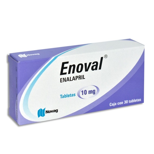 [7501075711332] ENOVAL ENALAPRIL 10 MG C/3 TAB