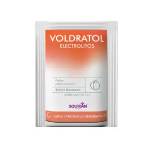 [7502274790968] ELECTROLITOS ORALES SOB VOLDRATOL DURAZNO 27.9G