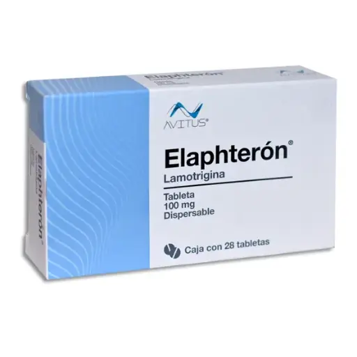 [7502209858251] ELAPHTERON LAMOTRIGINA 100MG C/28 TAB. 